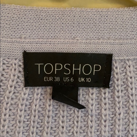 Topshop Ruffle Sleeve Sweater - Picture 4 of 7